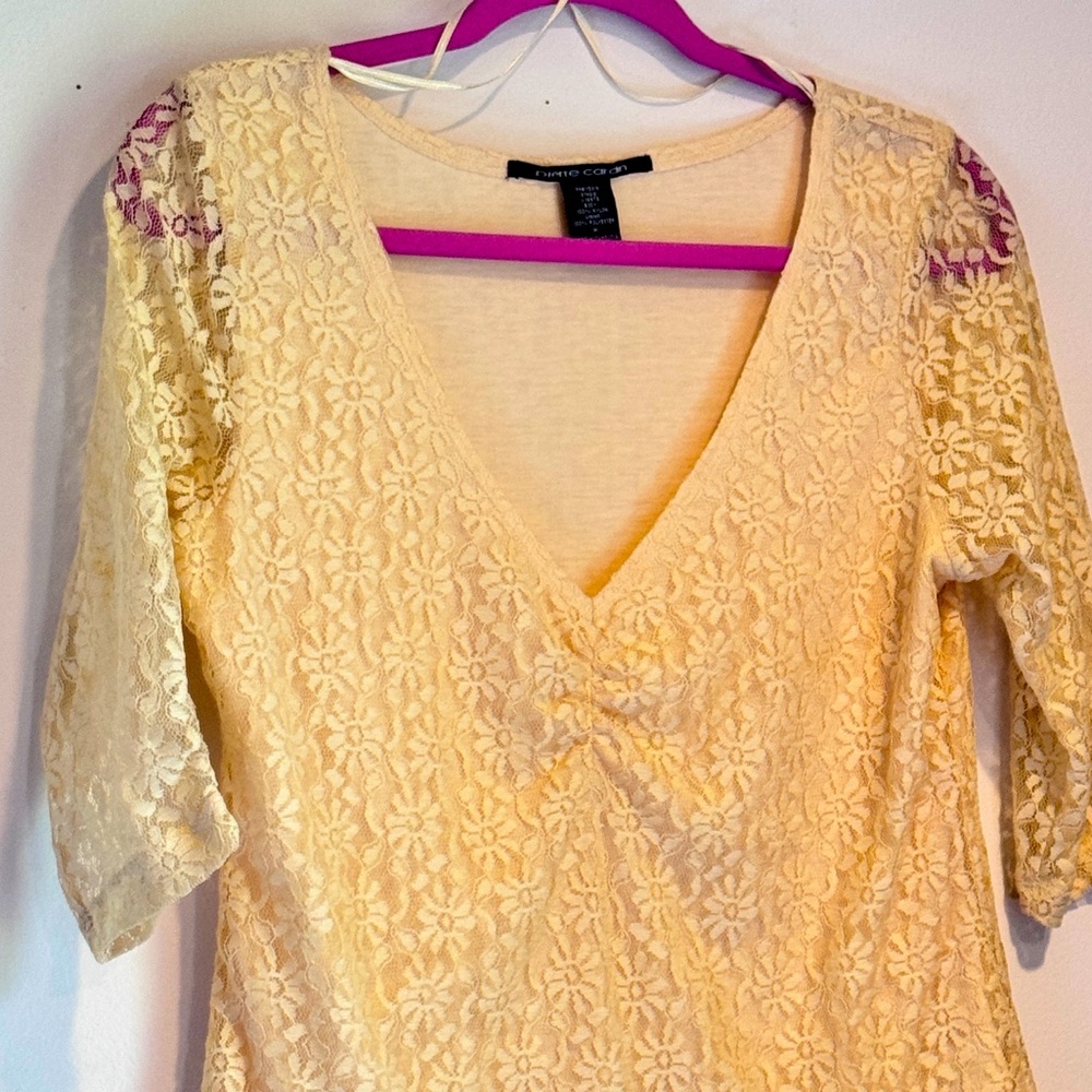 Pierre Cardin Lace Top